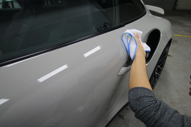 Ceramic coating application