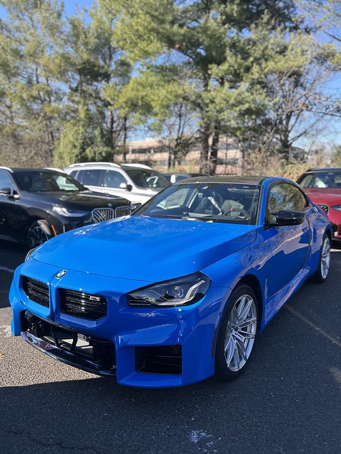 Blue BMW M2 G87
