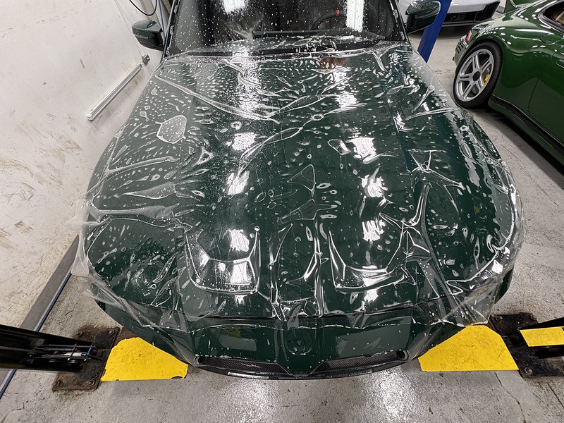 PPF installation on BMW