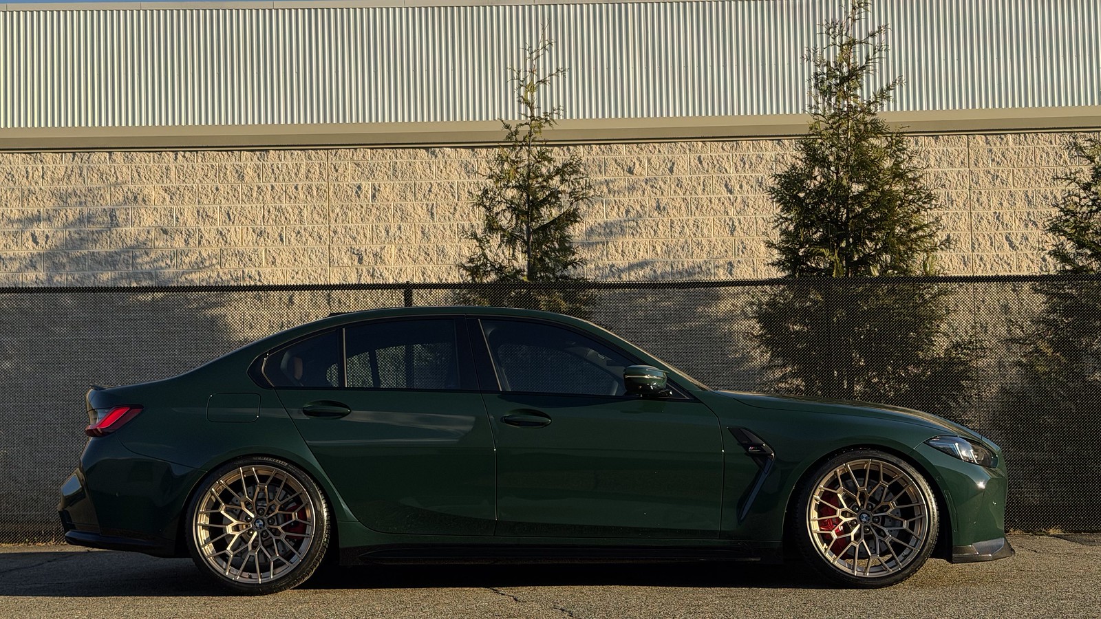 Green BMW G80 M3